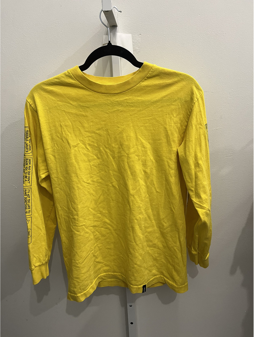 HUF x Peanuts Yellow Long Sleeve T-Shirt